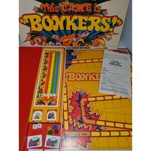 Vintage 1978 Parker Brothers This Game is Bonkers Board Game - Complete!